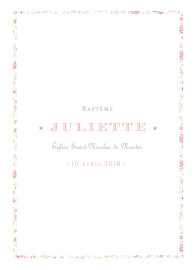 Couverture Livret de messe Félicité rose