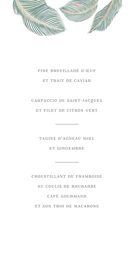 Menu de mariage Equateur menu bleu - Page 3 Menu de mariage Equateur menu bleu - Page 3