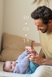 Faire-part de naissance Minimal