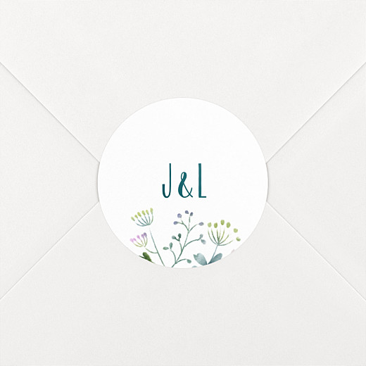 Stickers mariage Bouquet sauvage rose - Vue 2 Stickers mariage Bouquet sauvage rose - Vue 2
