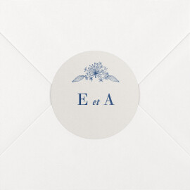 Stickers pour enveloppes mariage Nature chic beige