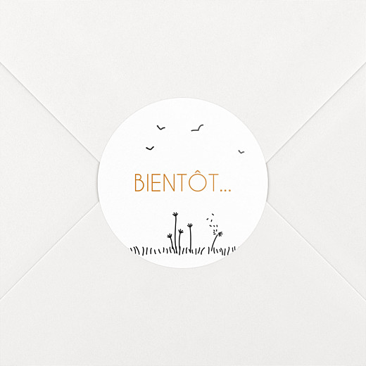Stickers mariage Promesse champêtre blanc - Vue 2 Stickers mariage Promesse champêtre blanc - Vue 2