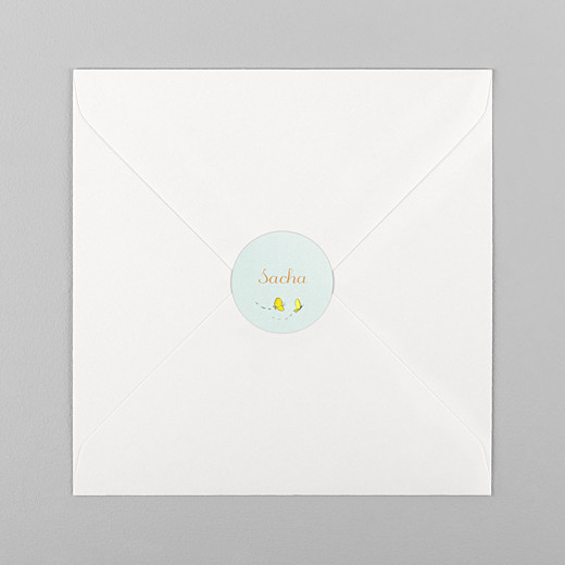 Stickers Naissance Nous irons au bois vert - Vue 1 Stickers Naissance Nous irons au bois vert - Vue 1