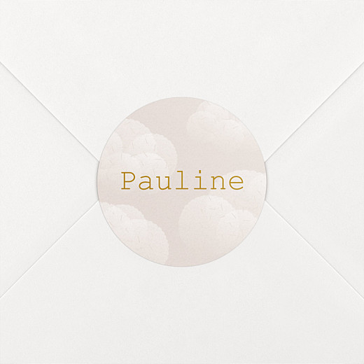 Stickers Naissance Brume rose - Vue 2 Stickers Naissance Brume rose - Vue 2