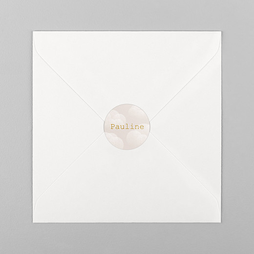 Stickers Naissance Brume rose - Vue 1 Stickers Naissance Brume rose - Vue 1