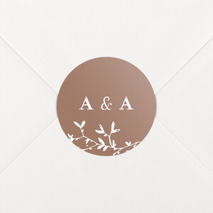 Stickers pour enveloppes mariage Reflets dans l'eau rouge Stickers pour enveloppes mariage Reflets dans l'eau rouge