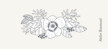 Etiquette perforée mariage Esquisse fleurie blanc - Page 2