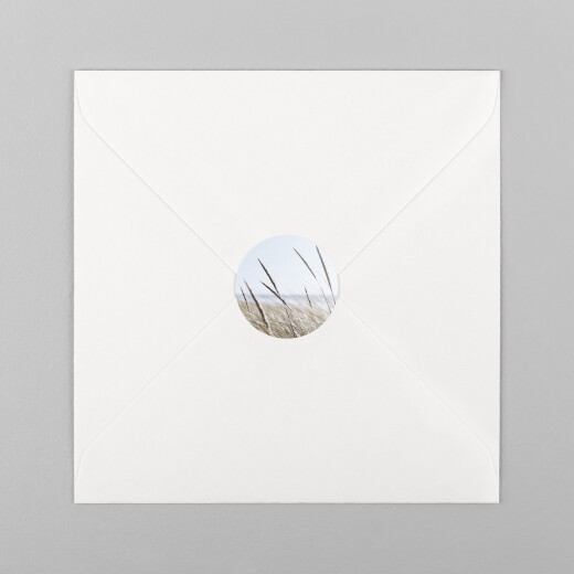Stickers pour enveloppes mariage Photo blanc - Vue 2
