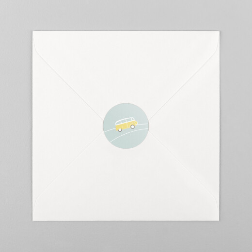 Stickers pour enveloppes naissance Sunshine jade - Vue 2