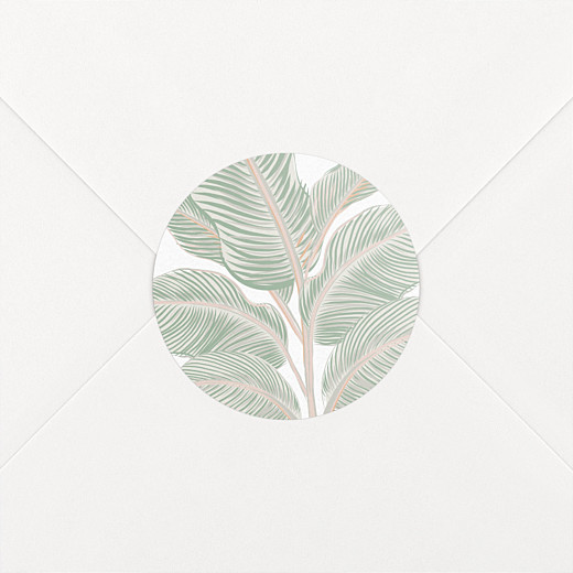 Stickers mariage Equateur vert - Vue 2 Stickers mariage Equateur vert - Vue 2