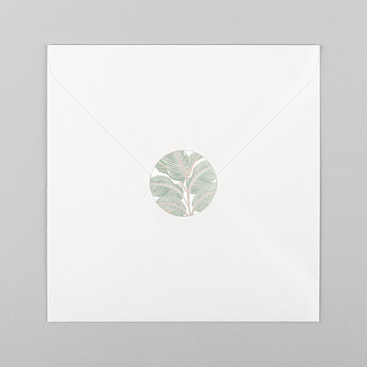 Stickers mariage Equateur vert - Vue 1 Stickers mariage Equateur vert - Vue 1