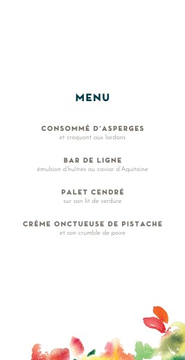 Menu de mariage Bloom beige - Page 3 Menu de mariage Bloom beige - Page 3