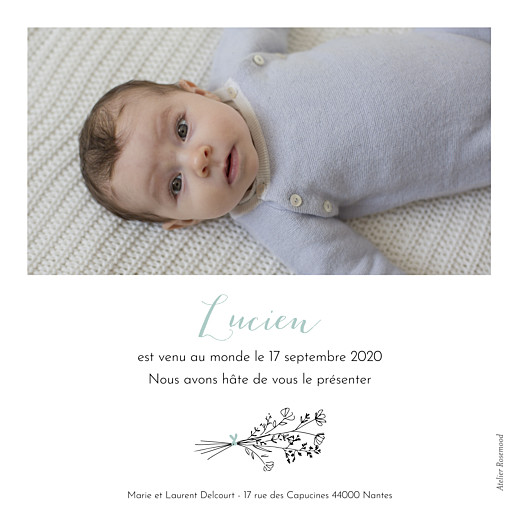 Faire-part de naissance Sieste sur l'herbe rv vert - Page 2 Faire-part de naissance Sieste sur l'herbe rv vert - Page 2