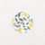 Stickers mariage Palermo jaune et blanc - Vue 2 Stickers mariage Palermo jaune et blanc - Vue 2