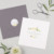 Stickers pour enveloppes mariage Jardin anglais vert - Gamme