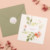 Stickers pour enveloppes mariage Fleurs aquarelle crème - Gamme