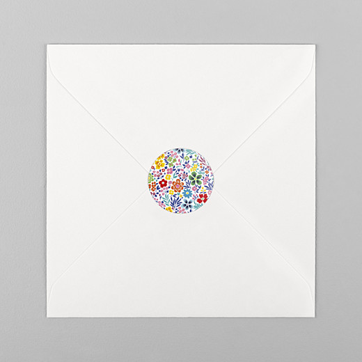 Stickers Naissance Mille fleurs multi-couleur - Vue 1 Stickers Naissance Mille fleurs multi-couleur - Vue 1