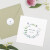 Stickers pour enveloppes mariage Bouquet sauvage blue - Gamme