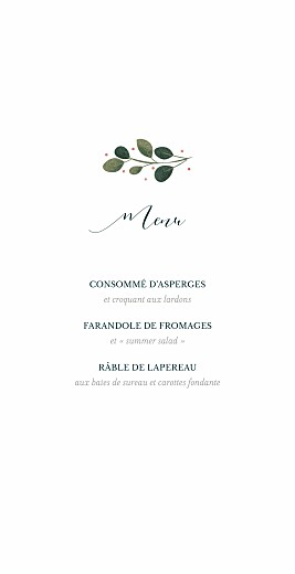 Menu de mariage Daphné (4 pages) hiver - Page 3 Menu de mariage Daphné (4 pages) hiver - Page 3