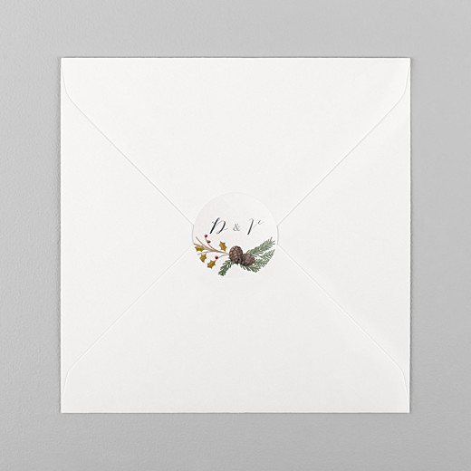 Stickers mariage Daphné hiver - Vue 1 Stickers mariage Daphné hiver - Vue 1