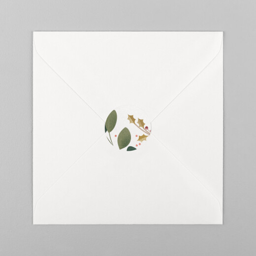 Stickers pour enveloppes naissance Daphné hiver - Vue 2