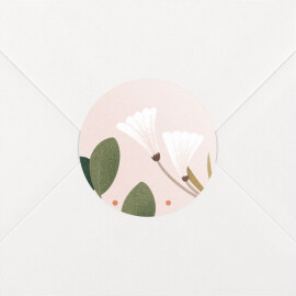 Stickers pour enveloppes naissance Daphné printemps