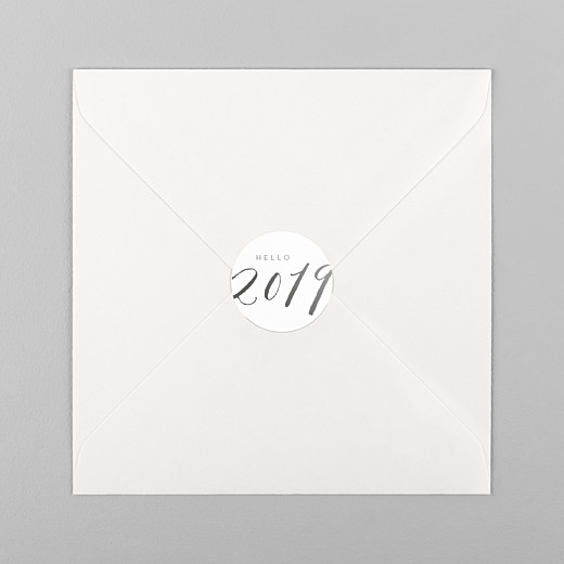 Stickers vœux Little big year 2019 - Vue 1 Stickers vœux Little big year 2019 - Vue 1