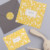 Stickers pour enveloppes naissance Fable jaune - Gamme