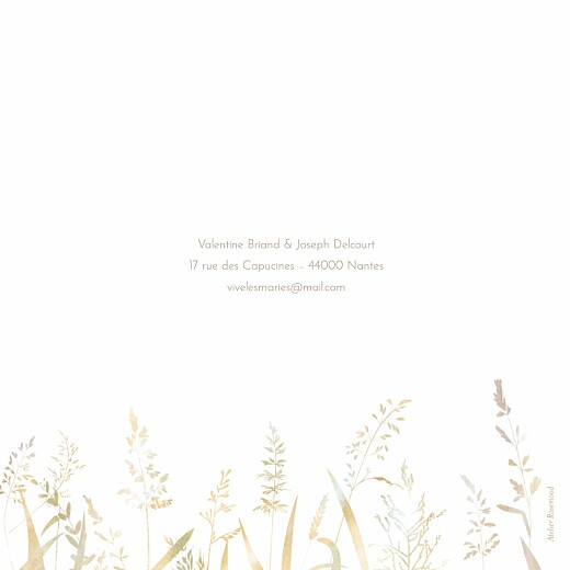 Faire-part de mariage Les hautes herbes sable - Page 4 Faire-part de mariage Les hautes herbes sable - Page 4