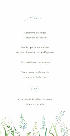 Menu de mariage Les hautes herbes 4 pages vert - Page 3 Menu de mariage Les hautes herbes 4 pages vert - Page 3