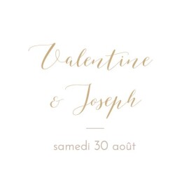 Etiquette perforée mariage Les hautes herbes sable