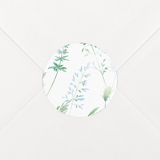 Stickers mariage Les hautes herbes vert - Vue 2 Stickers mariage Les hautes herbes vert - Vue 2