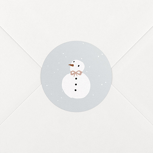 Stickers Naissance Winter family bonhomme - Vue 2 Stickers Naissance Winter family bonhomme - Vue 2