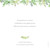 Carte de remerciement mariage Canopée 1 photo vert - Page 2