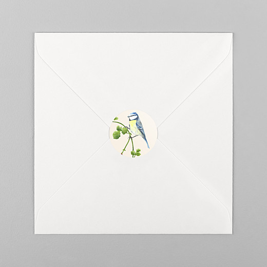 Stickers Naissance Mélopée mésange - Vue 1 Stickers Naissance Mélopée mésange - Vue 1