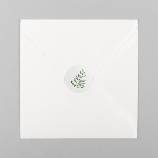 Stickers pour enveloppes mariage Joli sous-bois gris - Vue 2 Stickers pour enveloppes mariage Joli sous-bois gris - Vue 2