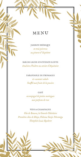 Menu de mariage Feuillage (4 pages) or - Page 3 Menu de mariage Feuillage (4 pages) or - Page 3