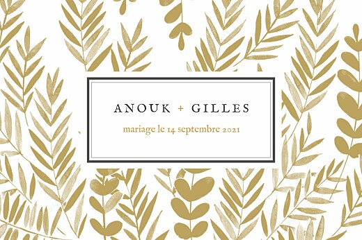 Marque-table mariage Feuillage or - Page 2 Marque-table mariage Feuillage or - Page 2