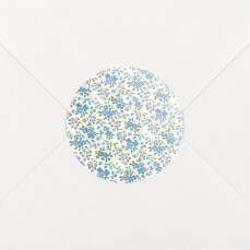Stickers pour enveloppes baptême Croix liberty bleu Stickers pour enveloppes baptême Croix liberty bleu