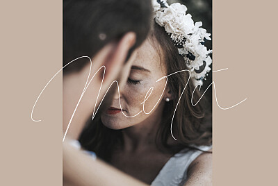 Carte de remerciement mariage Le fil beige finition Carte de remerciement mariage Le fil beige finition