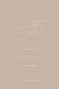 Save The Date Mariage Atelier Rosemood