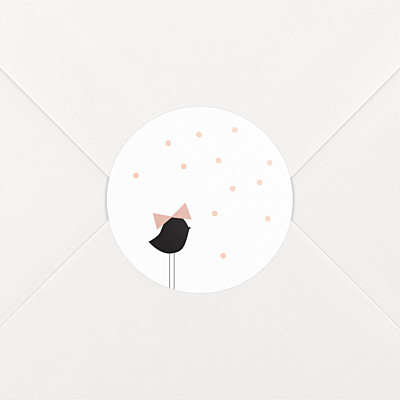 Stickers baptême lovely kid rose Stickers baptême lovely kid rose