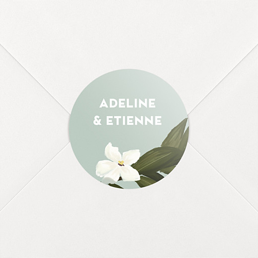 Stickers mariage Bahia bleu - Vue 2 Stickers mariage Bahia bleu - Vue 2