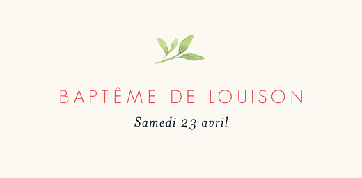 Marque-place Baptême Fleurs aquarelle crème - Page 4 Marque-place Baptême Fleurs aquarelle crème - Page 4