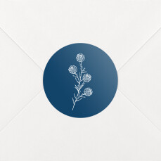 Stickers pour enveloppes mariage Laure de Sagazan anthracite