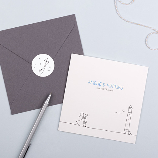 Stickers mariage Promesse cerf-volant - Gamme Stickers mariage Promesse cerf-volant - Gamme
