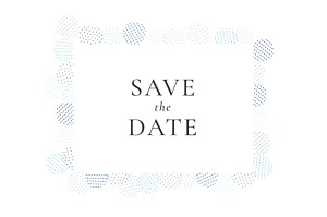 Save the date sans photo sequins bleu Save the date sans photo sequins bleu