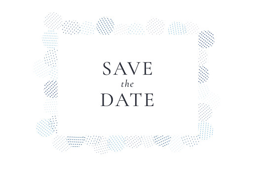 Save the Date Sequins bleu - Recto Save the Date Sequins bleu - Recto