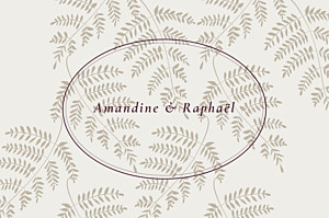 Carton réponse mariage beige joli sous-bois beige Carton réponse mariage beige joli sous-bois beige