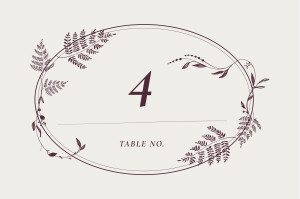 Marque-table mariage Joli sous-bois beige Marque-table mariage Joli sous-bois beige